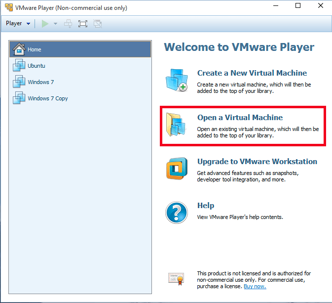 How to use vmware workstation