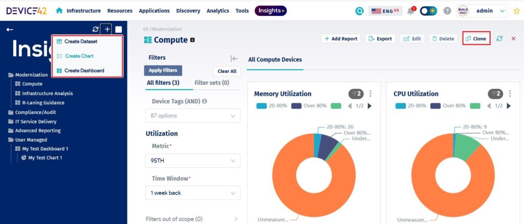 Custom Insights+ Dashboards And Charts, New Discovery Hub Network Scan ...