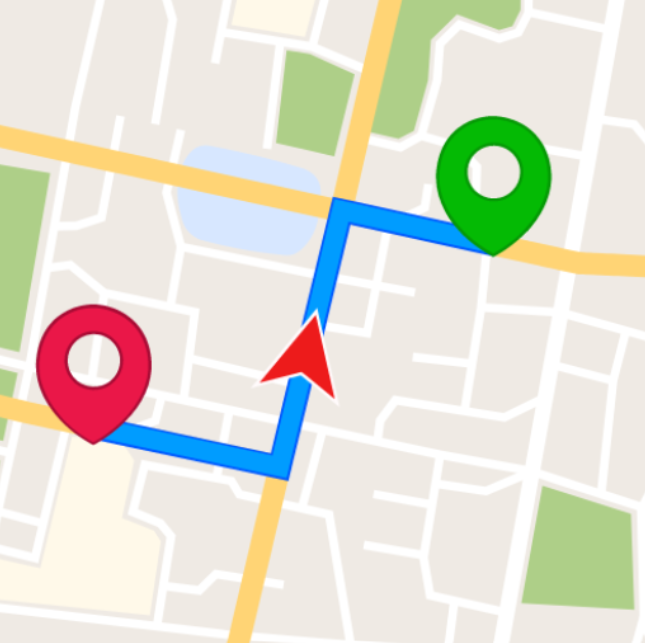 GPS tracking app screen (source: Google Play)