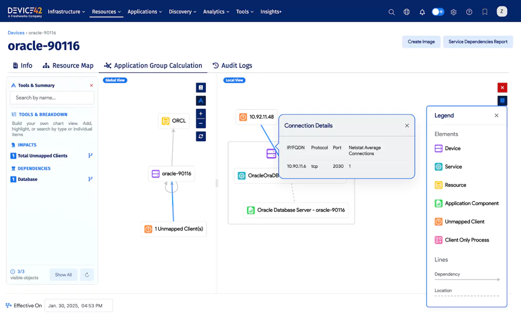 Automated Service Discovery Dashboard